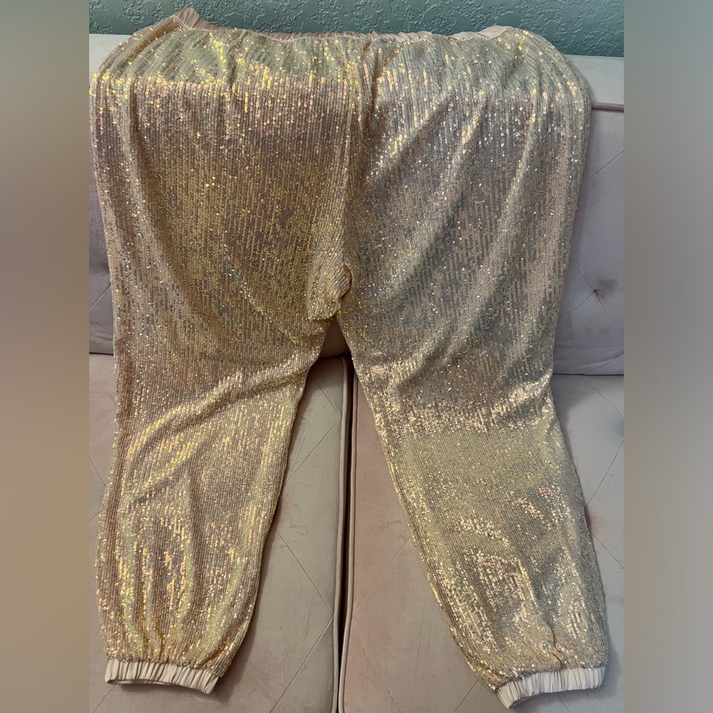 VS Iridescent Sequin Jogger